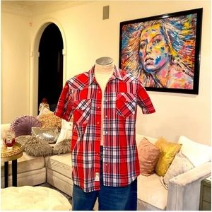 Vintage Levi’s Short Sleeve Pearl Snap Button-Up Shirt